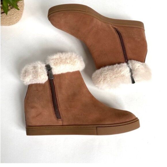 Paolo Flossie Wedge Suede Bootie 7 - Picture 2 of 9